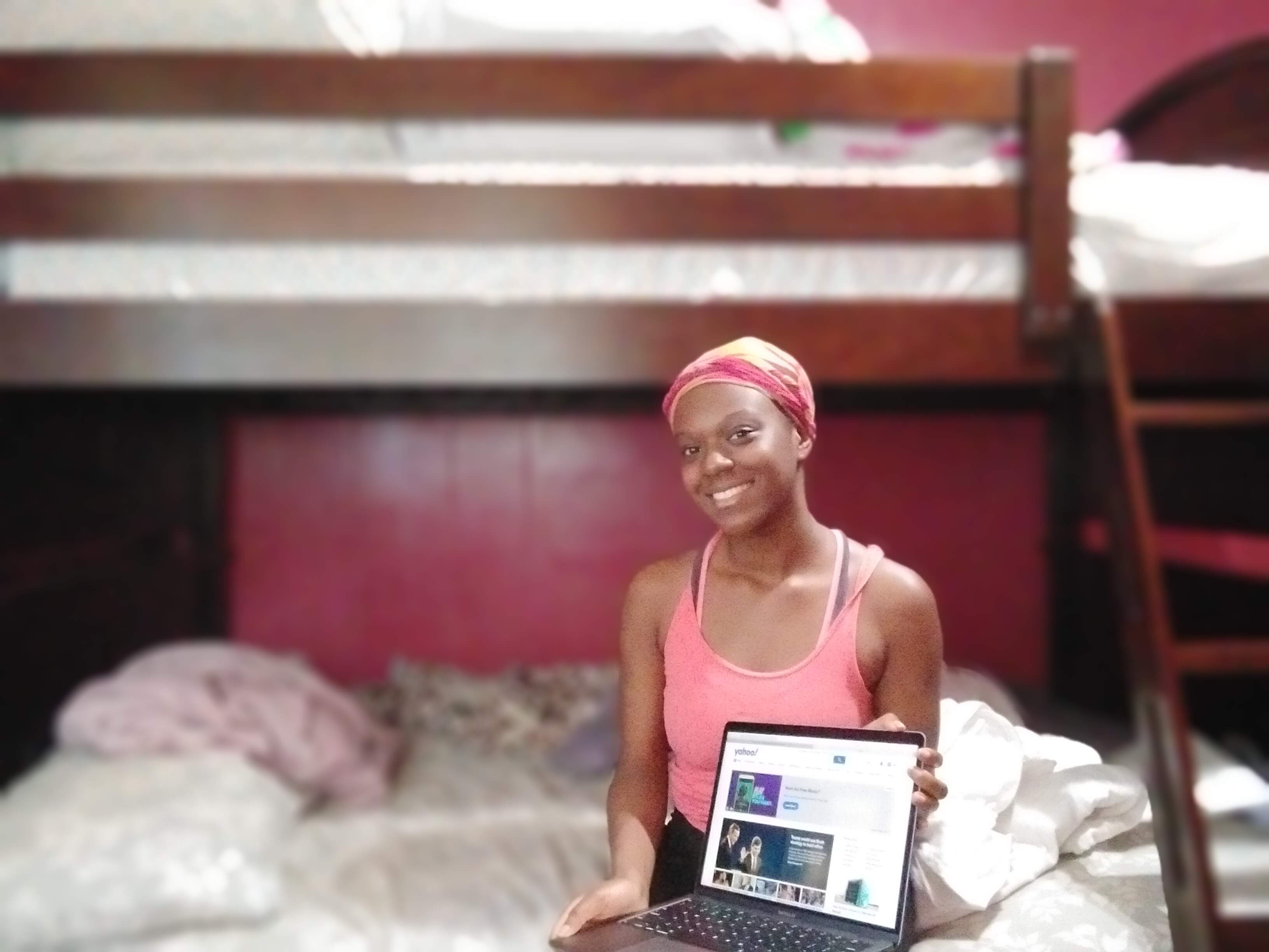 Osaiyekemwen Ogbemudia gets her laptop